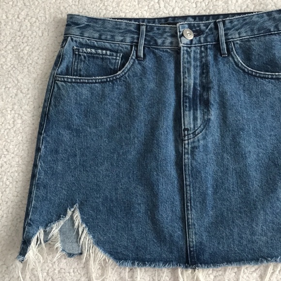 3x1 Celine distressed denim mini skirt 26 - Picture 7 of 15